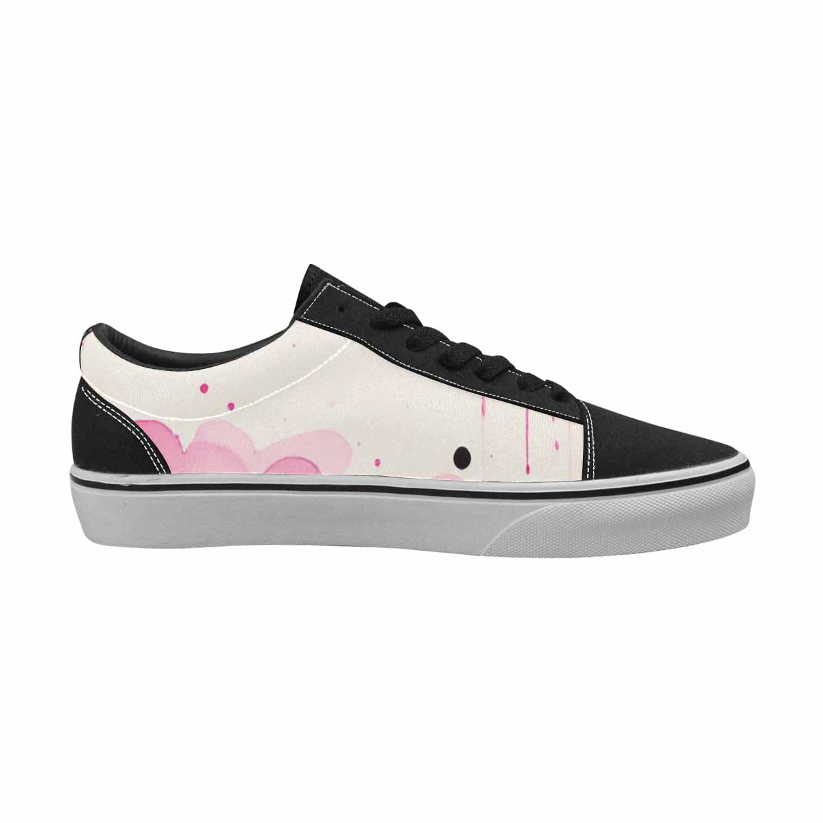 WOMEN'S Van Gogh Swirl Lace-Up Canvas Surreal Shoes