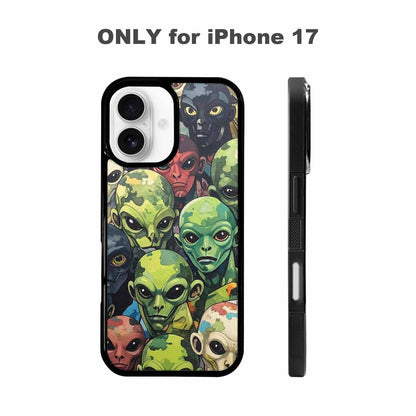 iPhone 17 Case — Aliens Camo Aliens Alien Scifi, Original Design Phone Case