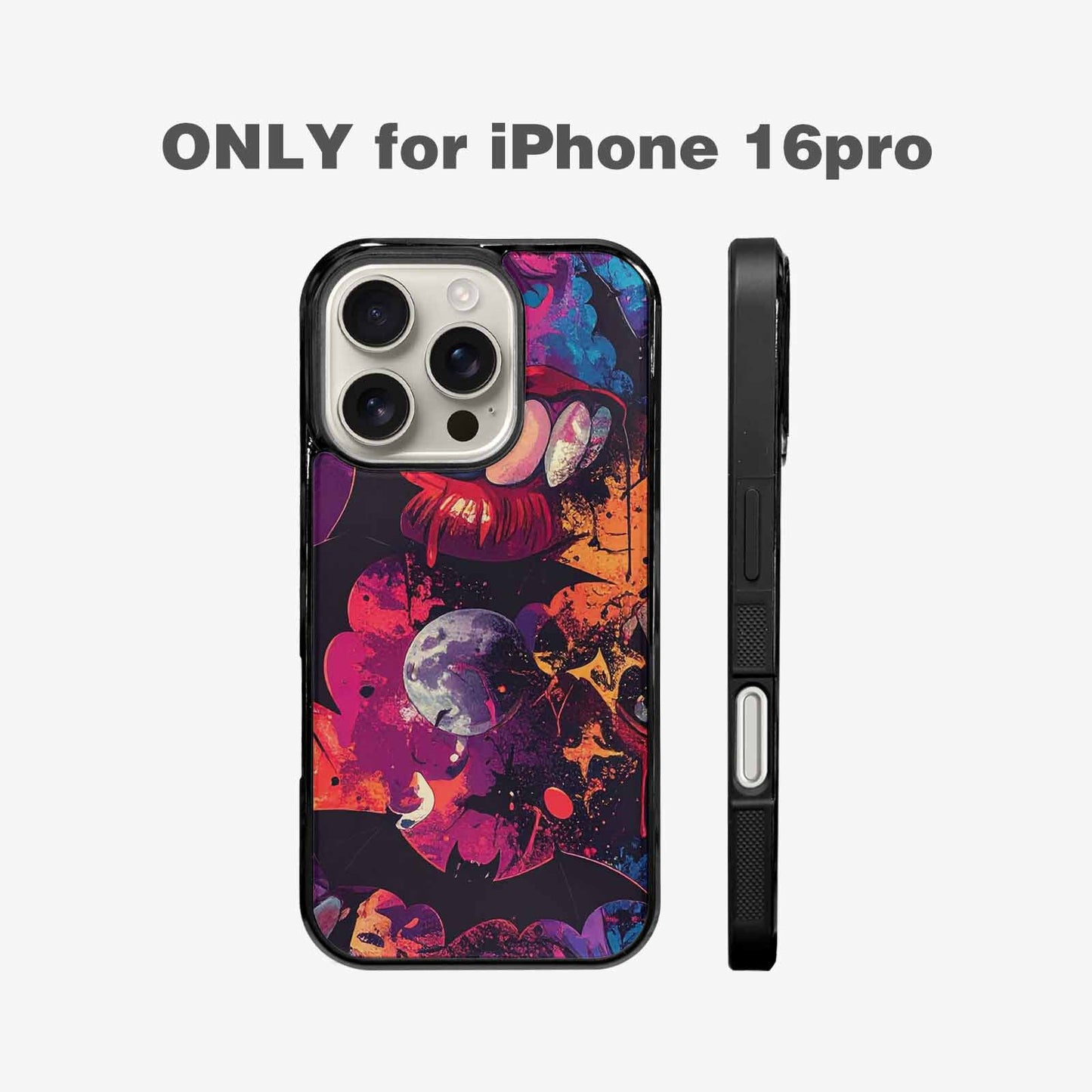 iPhone 16 Pro Case — Vampire Fangs Bats Vampire Fangs And, Unique Phone Case Design