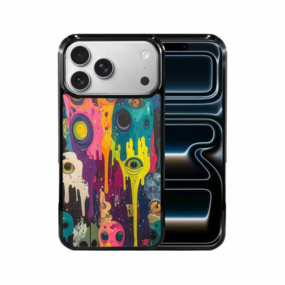 iPhone 17 Pro Max Case — Aliens Camomelting Aliens Patt Alien Scifi, Custom Printed Phone Case