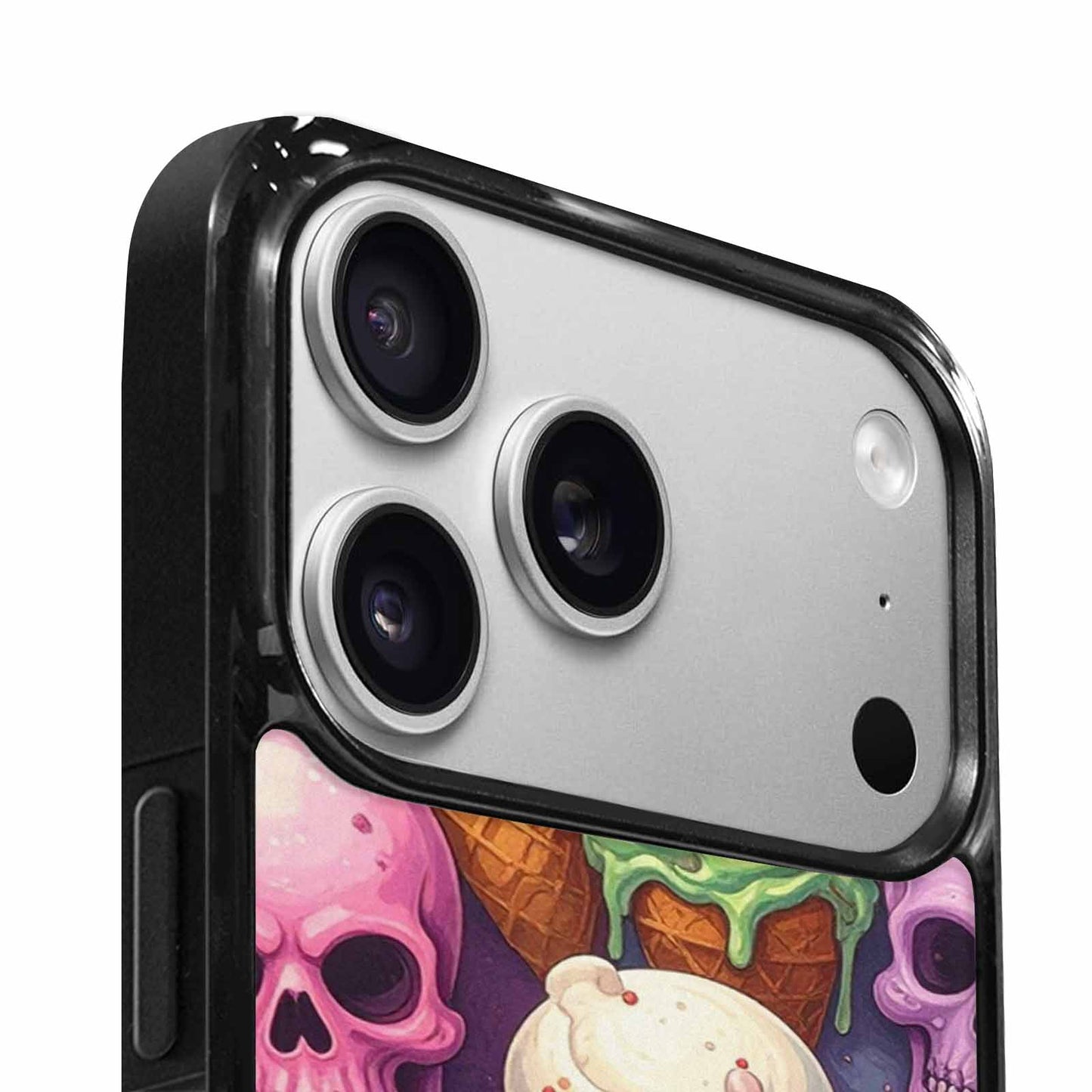 iPhone 17 Pro Case — Ice Cream Monsters Skullsmelti Ezx Gothic, Custom Designed Case Cover