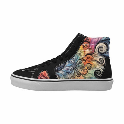 MEN'S Tie High Top Canvas Cottagecore Sneakers