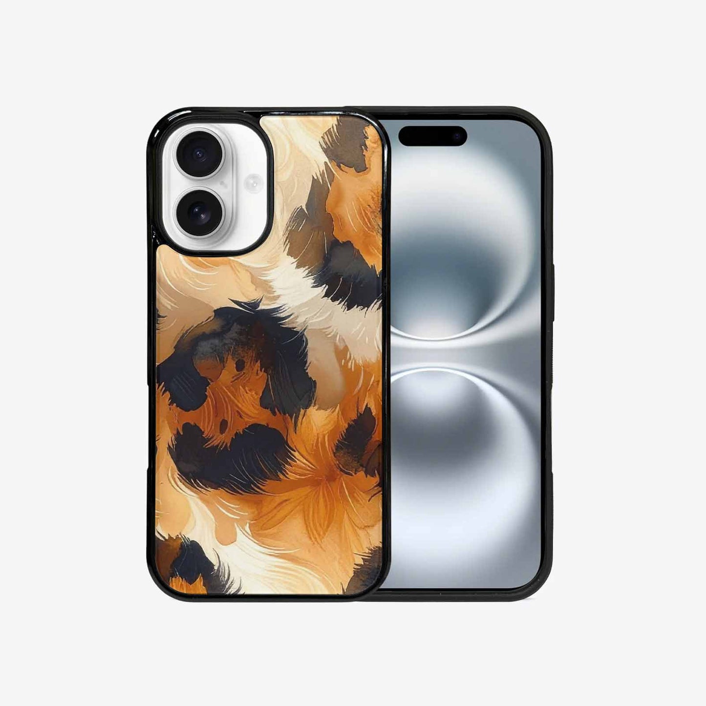 iPhone 16 Case — Leopard Soft Airbrush Gradient, Customized Protective Case