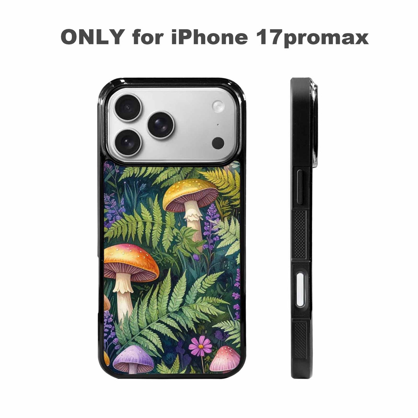 iPhone 17 Pro Max Case — Mushrooms Botanicalmushrooms P Gi2 Floral, Unique Phone Case Design