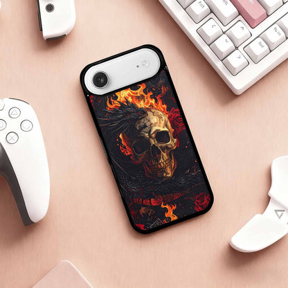 iPhone 17 Air Case — Skull Dark Art Gothic Print Gothic, Custom Designed Case Cover