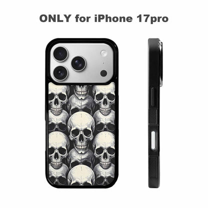 iPhone 17 Pro Case — Skull Dark Art Gothic Print Gothic, Customized Protective Case