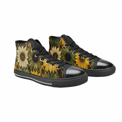 WOMEN'S Blend Melt Them High Top Canvas Dark Academia Shoes