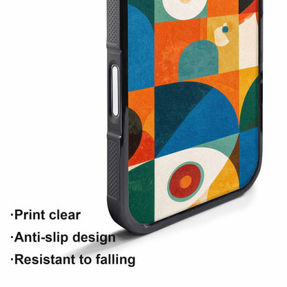 iPhone 17 Air Case — Memphis Art Pattern Retro Vintage, Custom Art Phone Cover