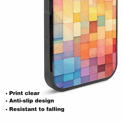 iPhone 15 Plus Case — Color Gradient Fade Pattern Hundreds Of, Custom Art Phone Cover