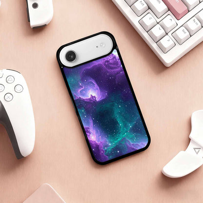 iPhone 17 Air Case — Seamless Tileable Pattern Of Swirling Galaxy, Original Design Phone Case