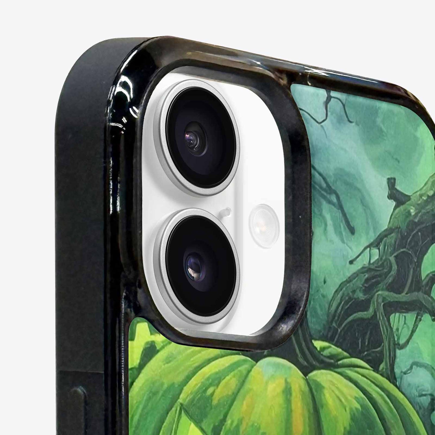 iPhone 16 Case — Halloween Glowing Jackolantern, Custom Designed Case Cover