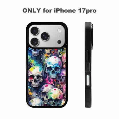iPhone 17 Pro Case — Skull Dark Art Gothic Print Gothic, Custom Print Case Cover