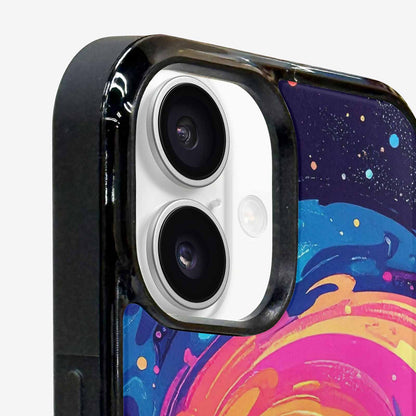 iPhone 16 Case — Love Wins Galaxy Seamless Pattern Vibrant, Custom Designed Case Cover