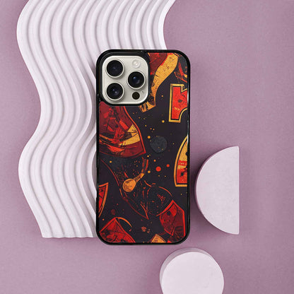 iPhone 16 Pro Max Case — Dice And Casino Pattern Seamless Repeat, Custom Print Case Cover