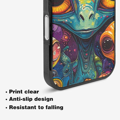 iPhone 16 Case — Cartoon Alien Characters, Personalized Phone Case