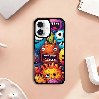 iPhone 17 Case — Small Cartoon Monster Character Cartoon Cute, Custom Designed Case Cover
