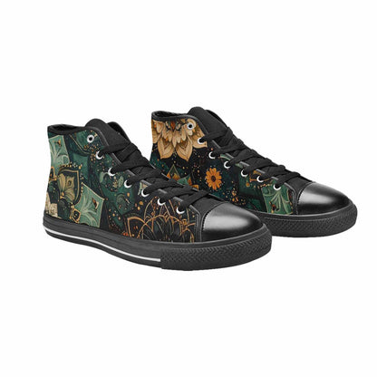 MEN'S Mandala High Top Canvas Vivid Sneakers