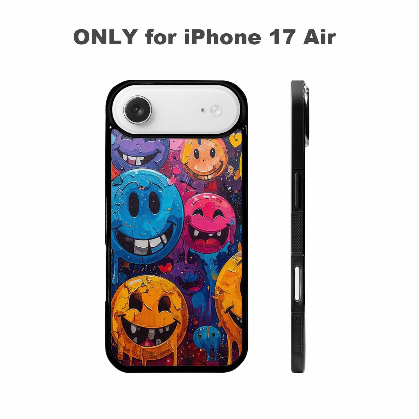 iPhone 17 Air Case — Melting Moon Smiley Melting Smiley Original, Personalized Phone Case