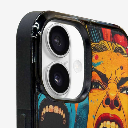 iPhone 16 Plus Case — Comic Book Scream Comic Book Scream, Personalized Phone Case