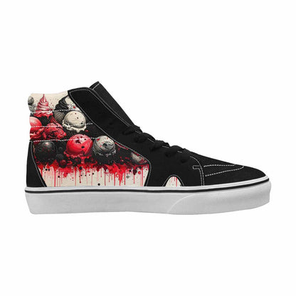 MEN'S Ice Cream Motif High Top Canvas Vibrant Chaos Sneakers