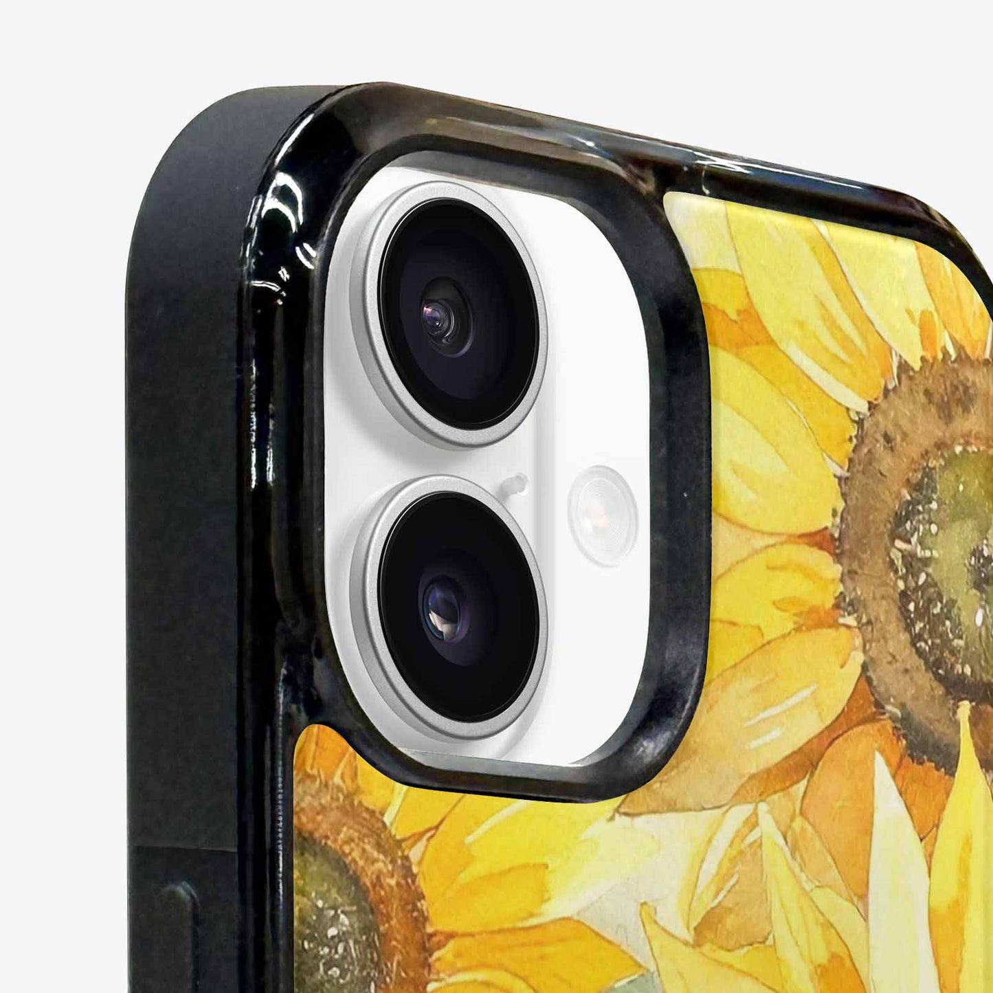 iPhone 16 Plus Case — Sunflowers Watercolor, Custom Designed Case Cover