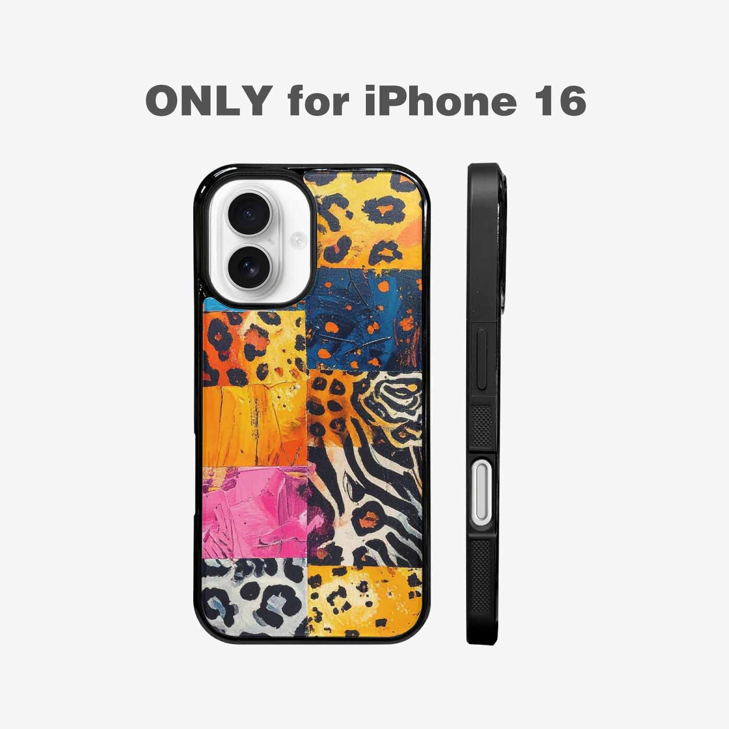 iPhone 16 Case — Full Color Vibrantanimal Print A Frq, Original Design Phone Case