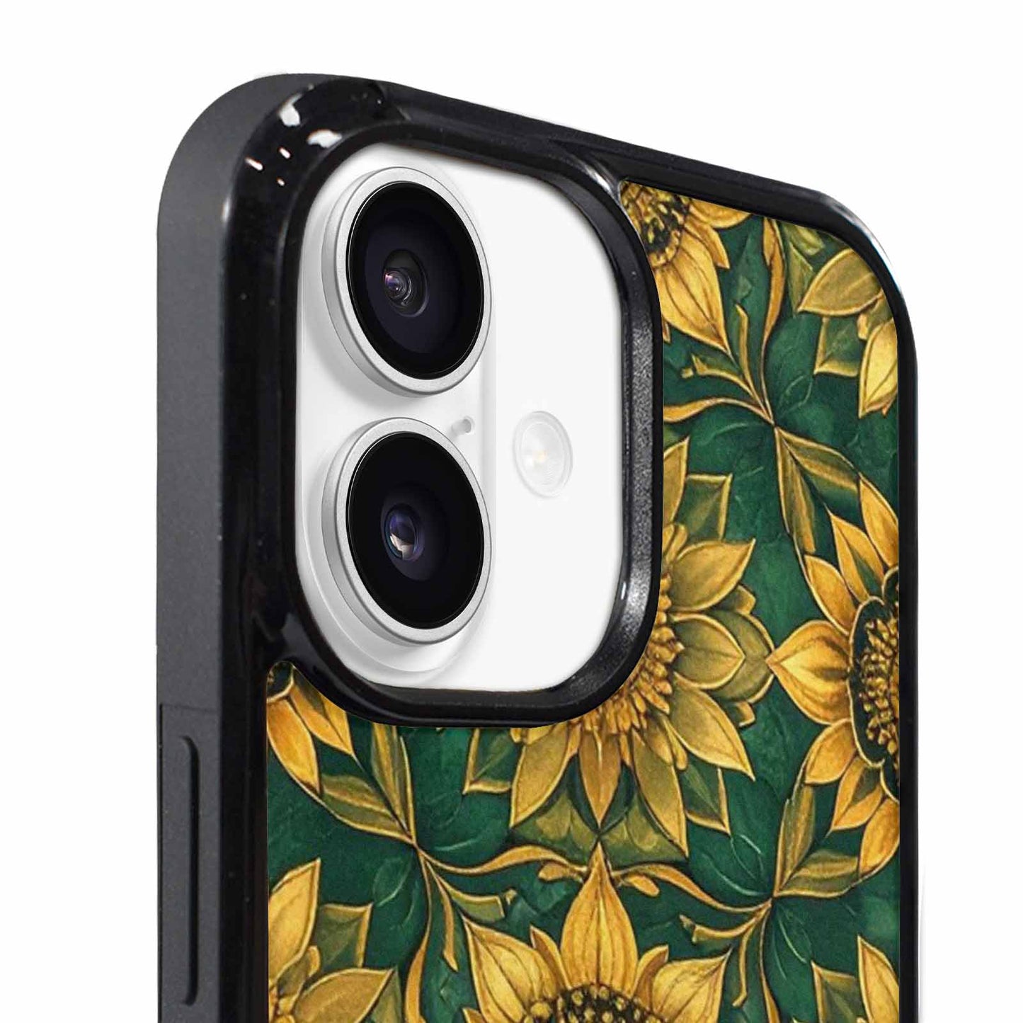 iPhone 17 Case — Sunflower Mandala Kaleidoscope Floral, Custom Printed Phone Case