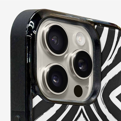 iPhone 15 Pro Max Case — Classic Zebra Print Custom, Original Design Phone Case