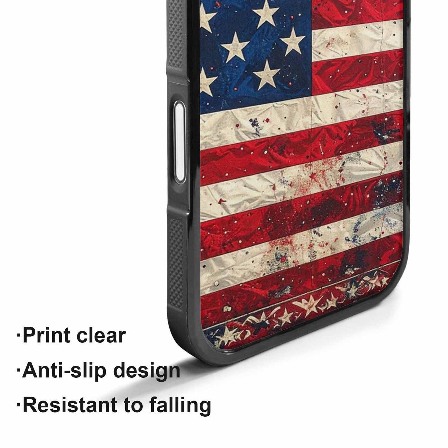 iPhone 17 Case — American Flag Stars And Galaxy Space, Unique Phone Case Design