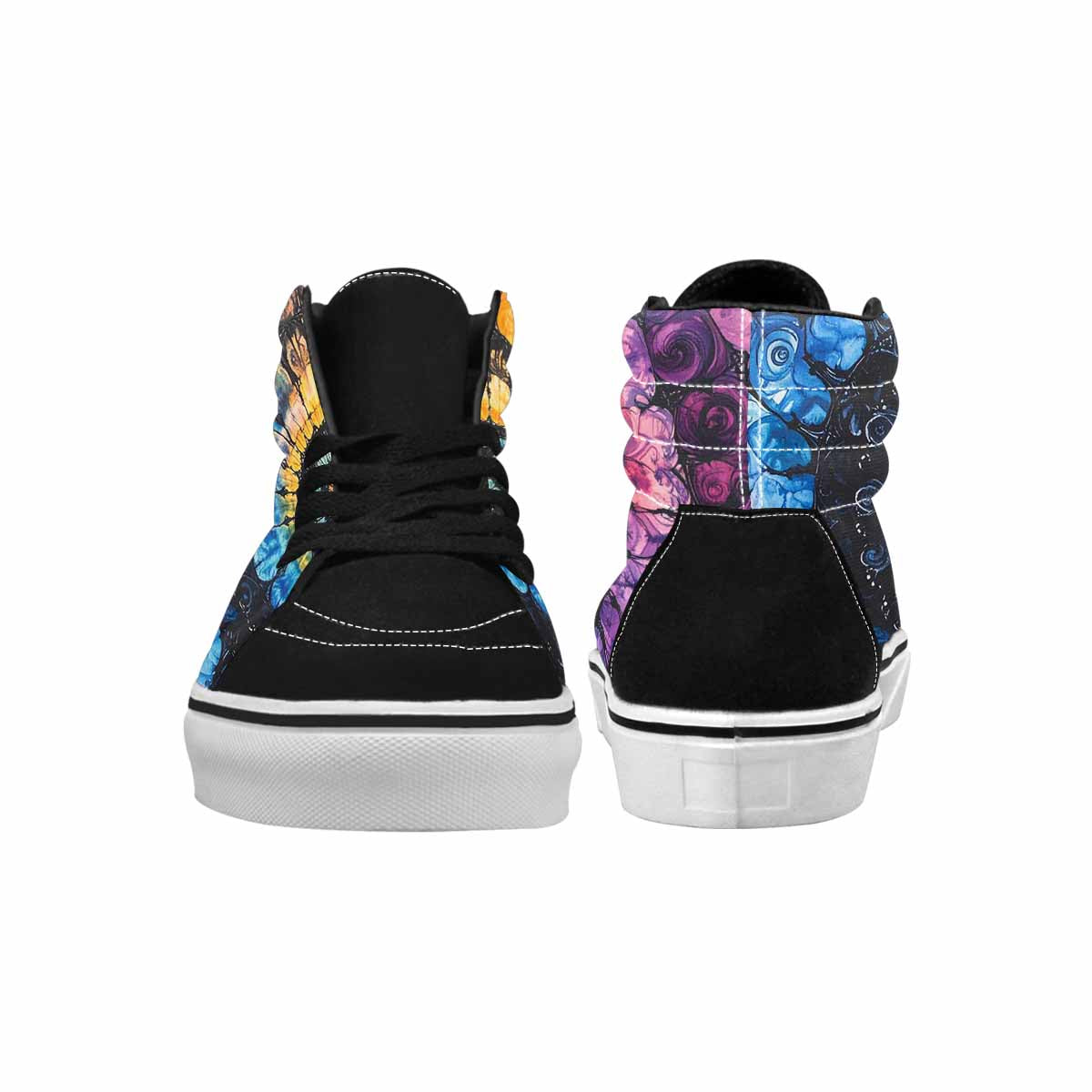 MEN'S Tie High Top Canvas Y2K Custom Shoes