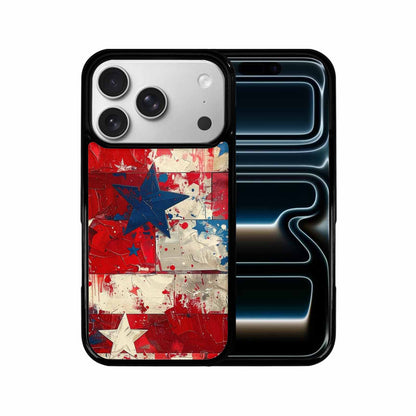 iPhone 17 Pro Case — Patriotic Stars And Stripes American Galaxy, Custom Designed Case Cover