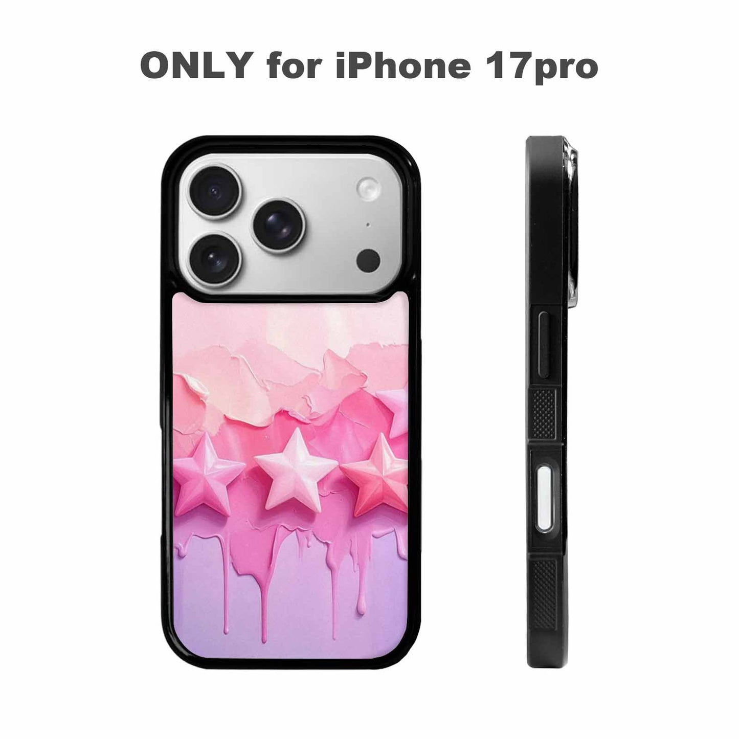 iPhone 17 Pro Case — Seamless Repeating Pattern Of Overlapping Galaxy, Custom Art Phone Cover