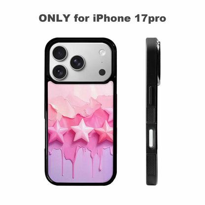 iPhone 17 Pro Case — Seamless Repeating Pattern Of Overlapping Galaxy, Custom Art Phone Cover