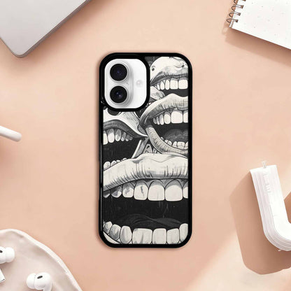 iPhone 17 Case — Seamless Repeating Pattern Of Cartoon Cute, Custom Print Case Cover