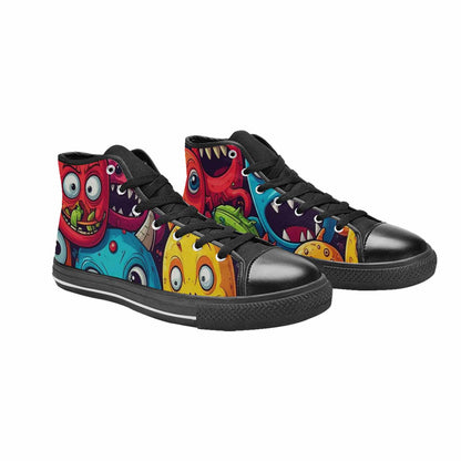 MEN'S Cartoon Monster Character High Top Canvas Dreamcore Custom Shoes