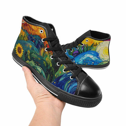MEN'S Blend All Versions High Top Canvas Cottagecore Shoes