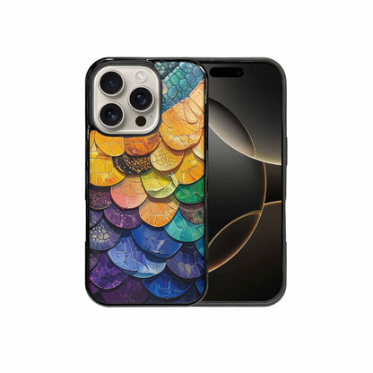 iPhone 16 Pro Case — Reptile Scale Full Color Vibrant Reptile, Custom Phone Case