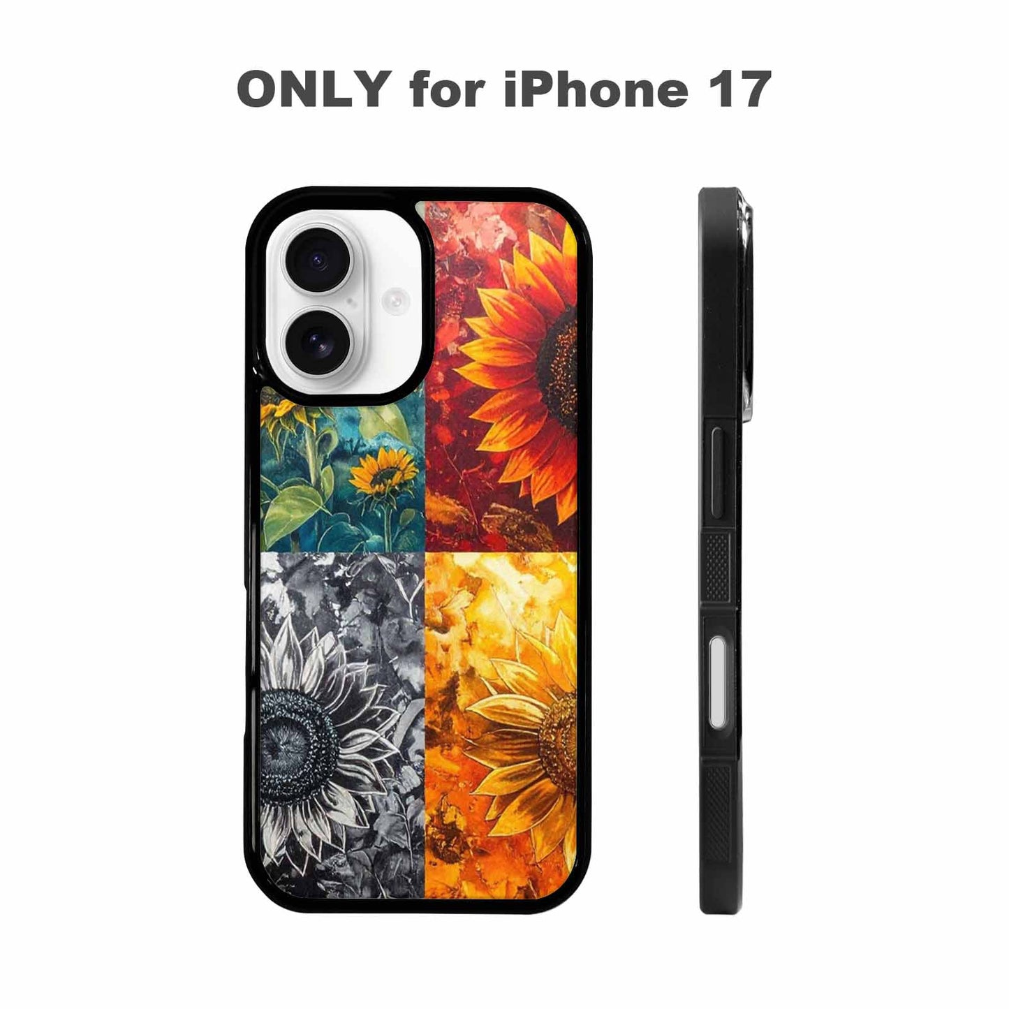 iPhone 17 Case — Blend Melt Them Together Floral, Customized Protective Case