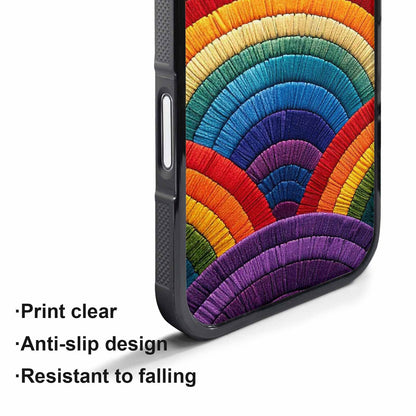 iPhone 17 Air Case — Vivid Camo Rainbow Pride Camo, Original Design Phone Case
