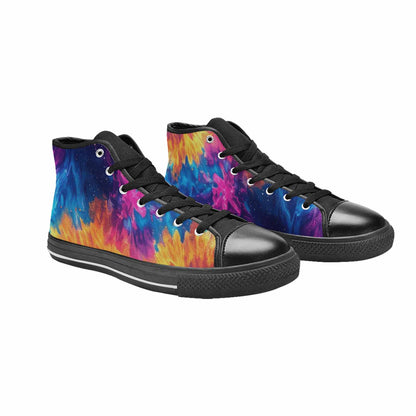 WOMEN'S Tie Dye Galaxy High Top Canvas Y2K Sneakers