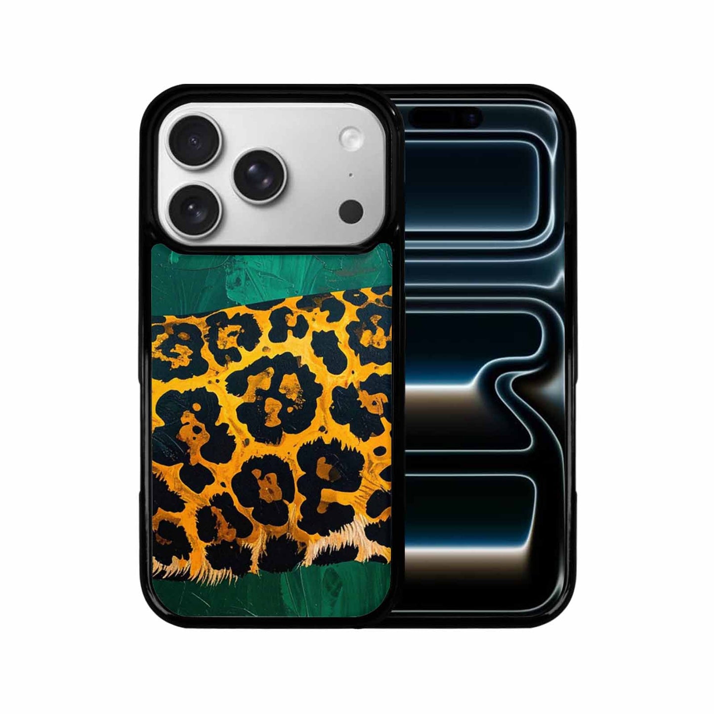 iPhone 17 Pro Case — Animal Print Leopard Wallpaper Pattern Animal, Custom Printed Phone Case