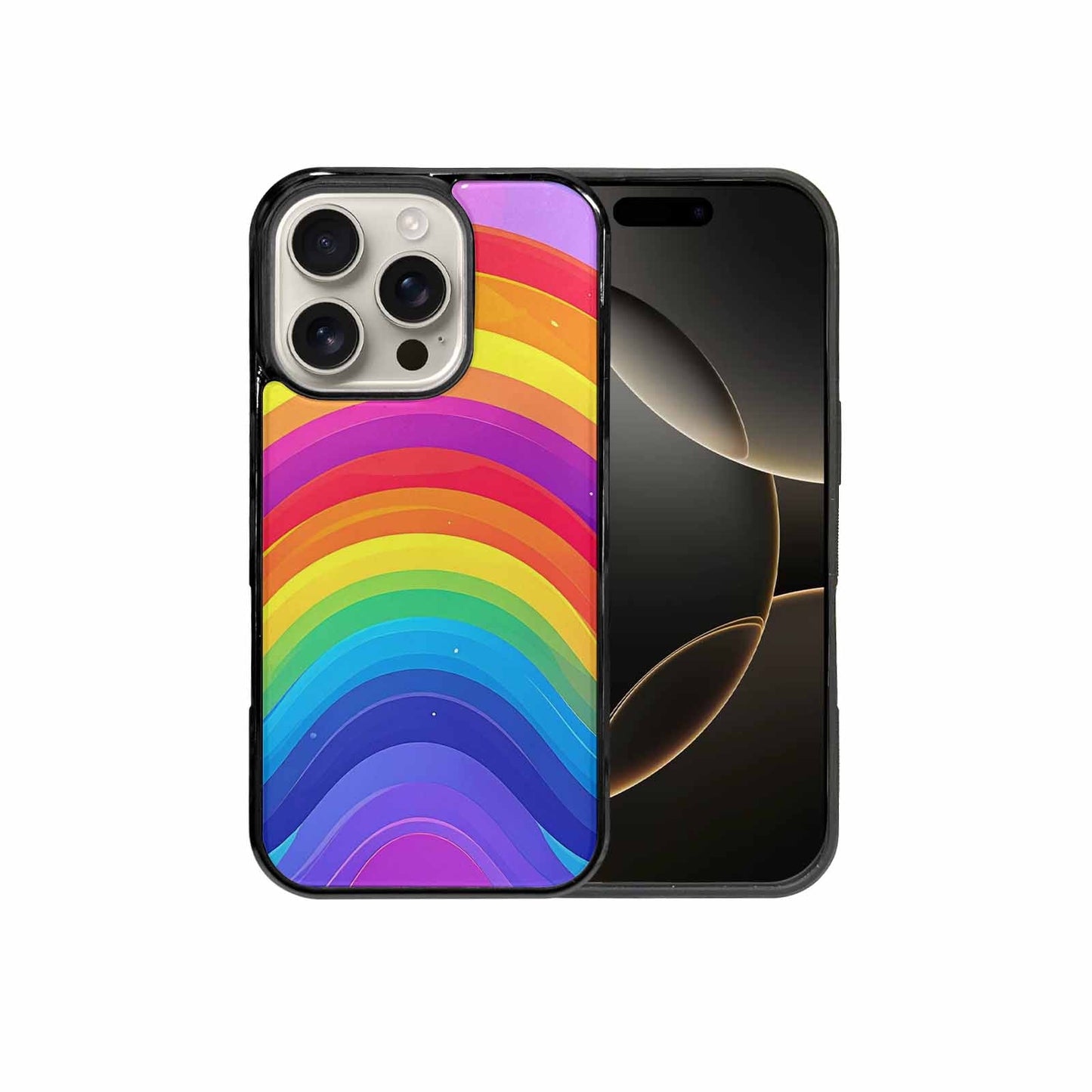iPhone 16 Pro Case — Rainbow Pride, Original Design Phone Case