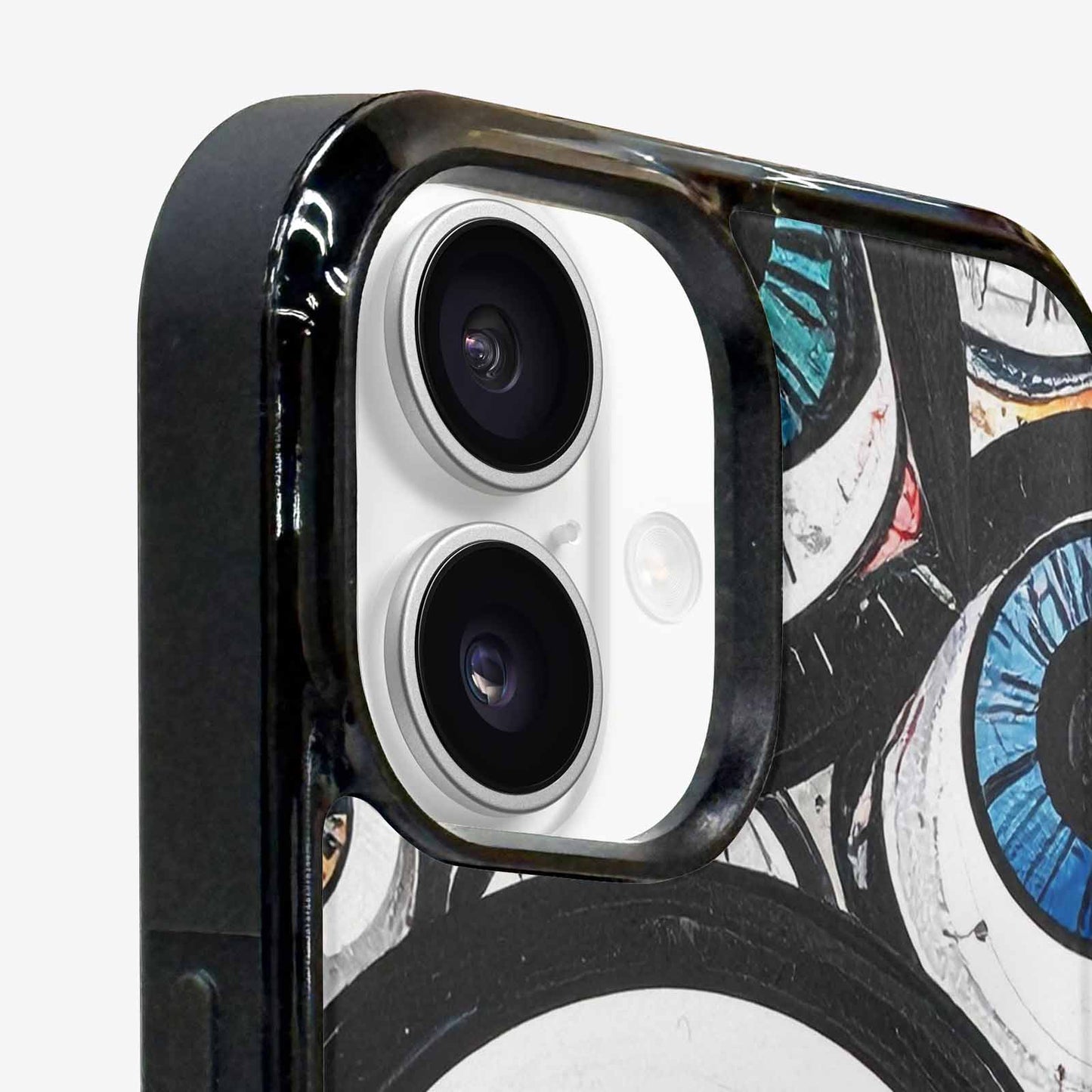 iPhone 16 Plus Case — Googly Cartoon Eyeballs, Custom Phone Case