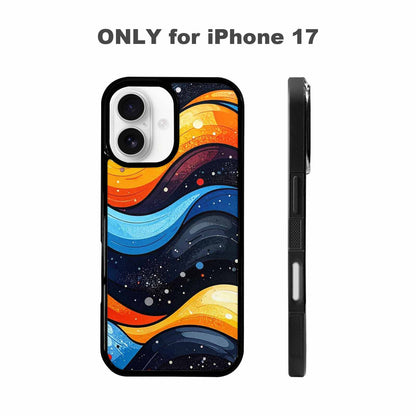 iPhone 17 Case — Glossy Winter Wave Cartoon Cute, Personalized Phone Case