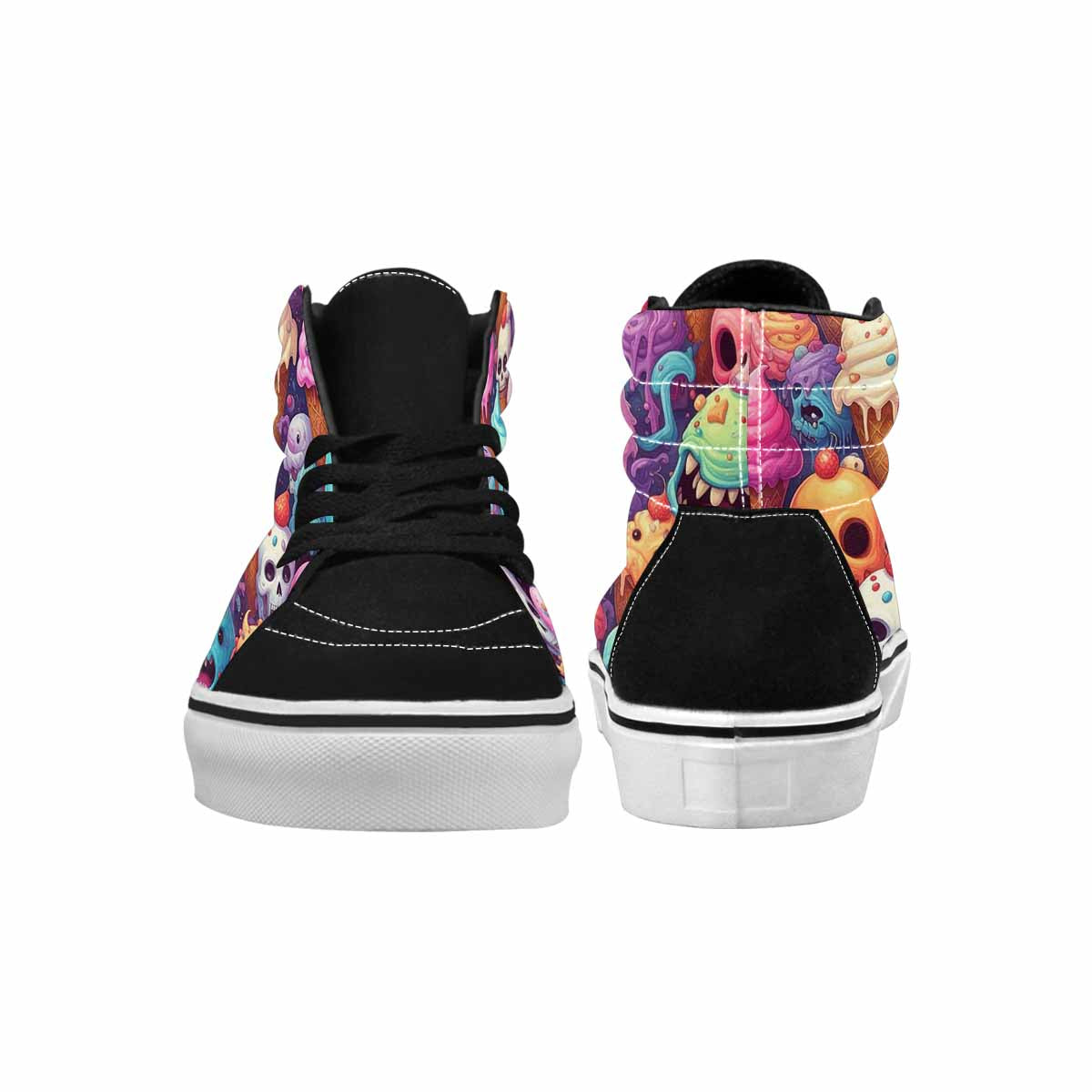 MEN'S Ice Cream Monsters  High Top Canvas Dreamlike Shoes