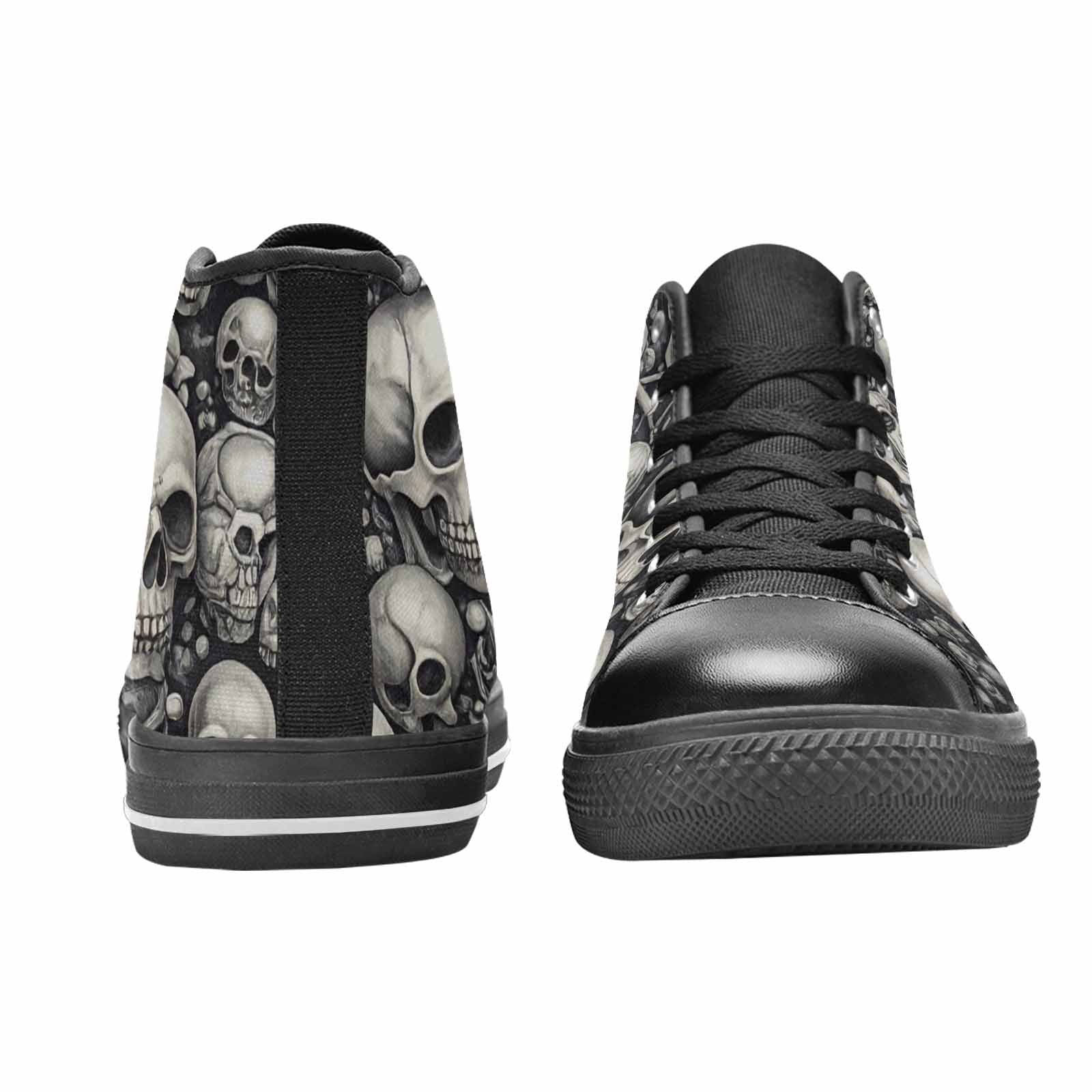 MEN'S Skulls - Classic High Top Canvas Aesthetic Custom Shoes