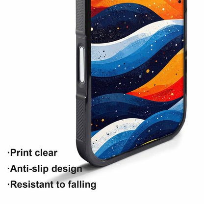 iPhone 17 Air Case — Glossy Winter Wave Seamless Cartoon Cute, Custom Designed Case Cover