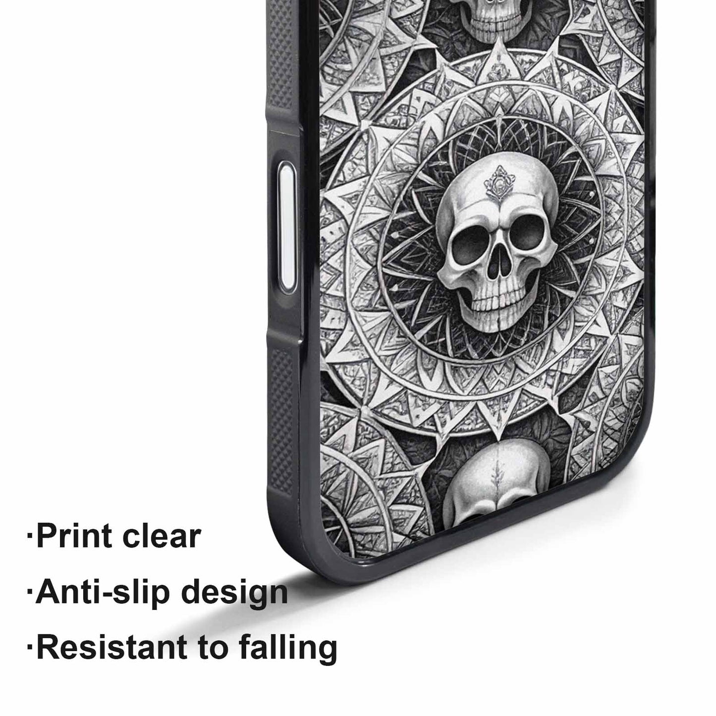 iPhone 17 Pro Max Case — Skull Dark Art Gothic Print Gothic, Custom Print Case Cover