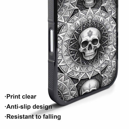 iPhone 17 Pro Max Case — Skull Dark Art Gothic Print Gothic, Custom Print Case Cover
