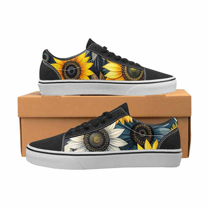 WOMEN'S Blend Melt Them Canvas Lace-Up Aesthetic Sneakers